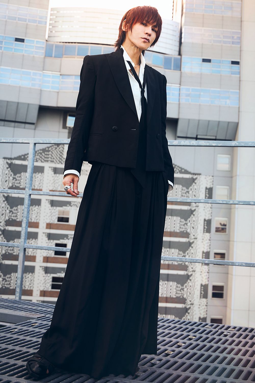 The Oneness ザワンネス　ブーゲンビリア　ワイドスラックス　黒系 The Oneness ザワンネス ブーゲンビリア ワイドスラックス 黒系