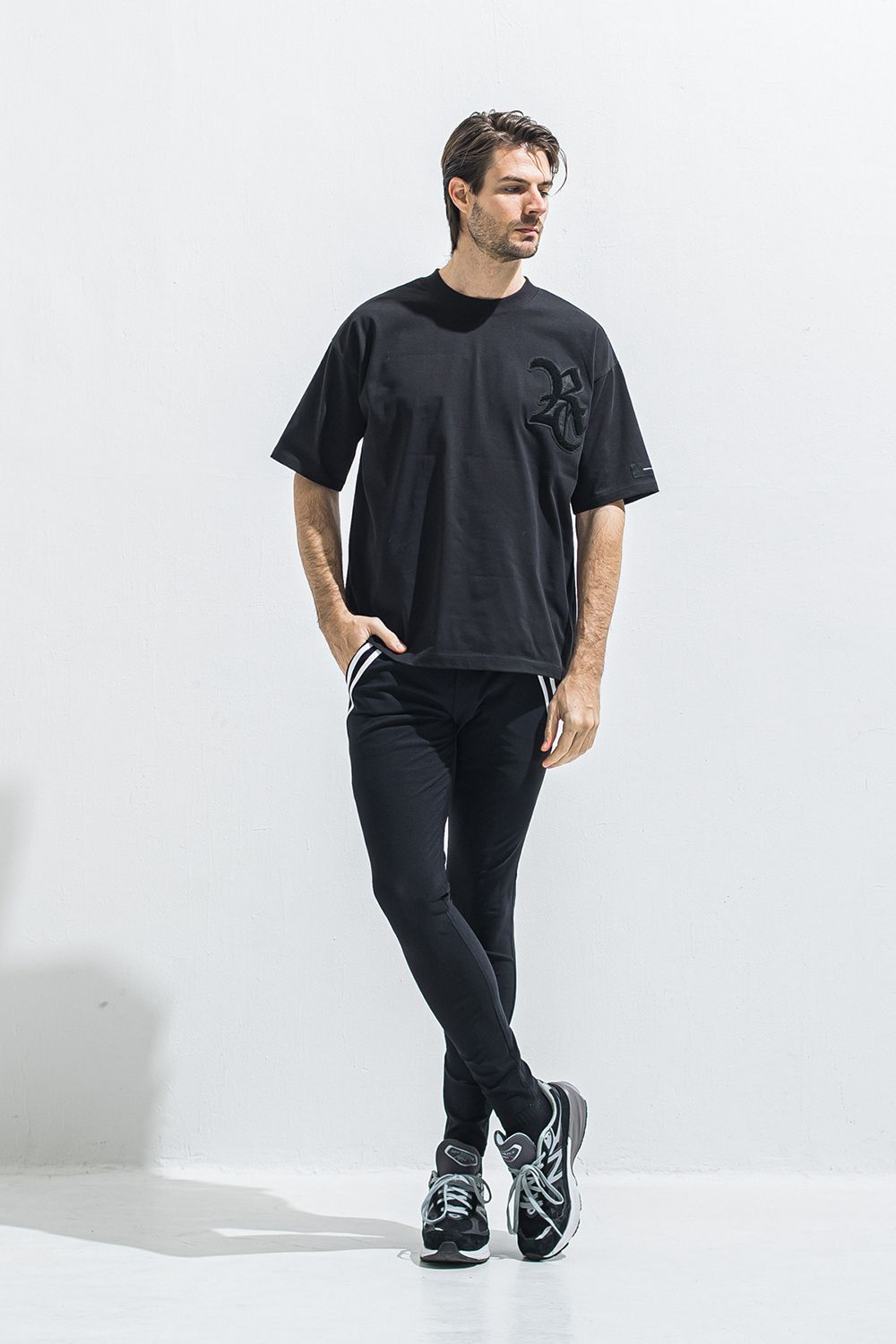 RC OVER TEE / RCロゴ サガラ刺繍ワッペン オーバー Tシャツ