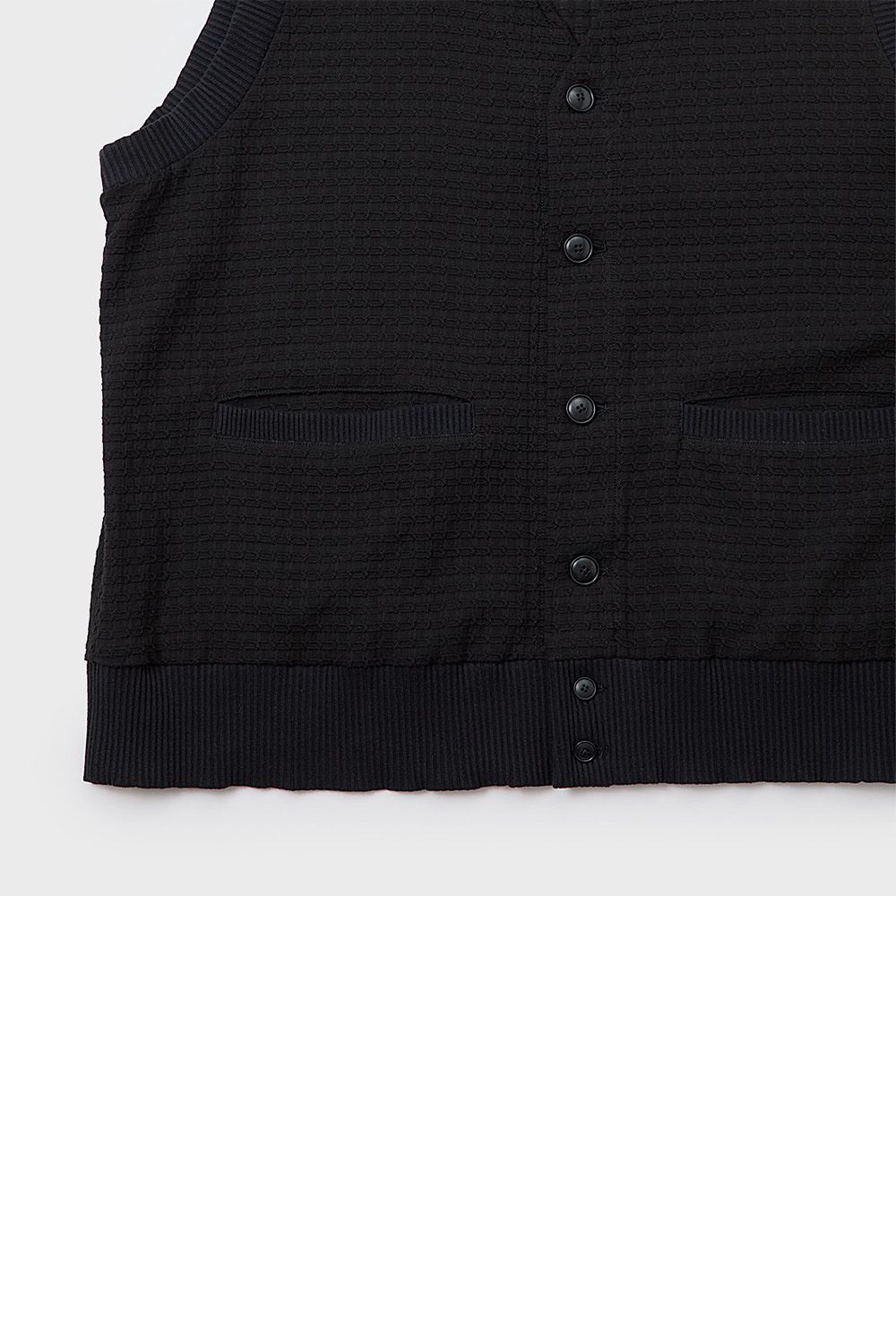 Dobby waffle vest / ドビー ワッフル ベスト
