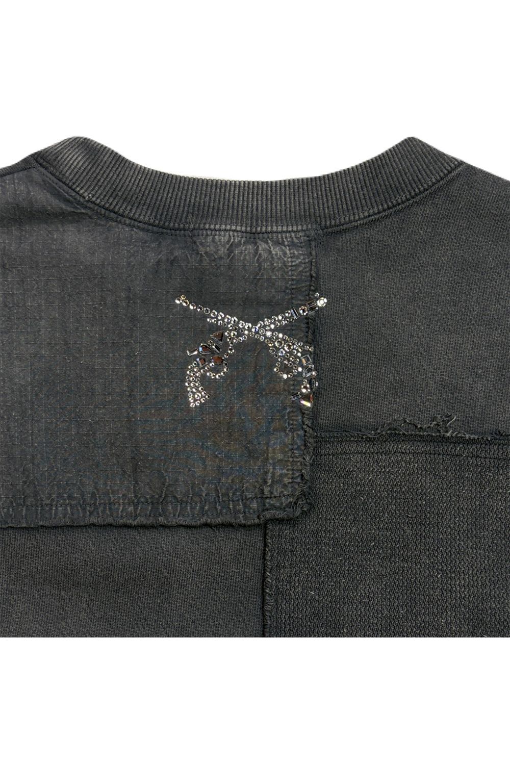 PATCHWORK SWEAT CRY / パッチワーク スウェット / クリスタル