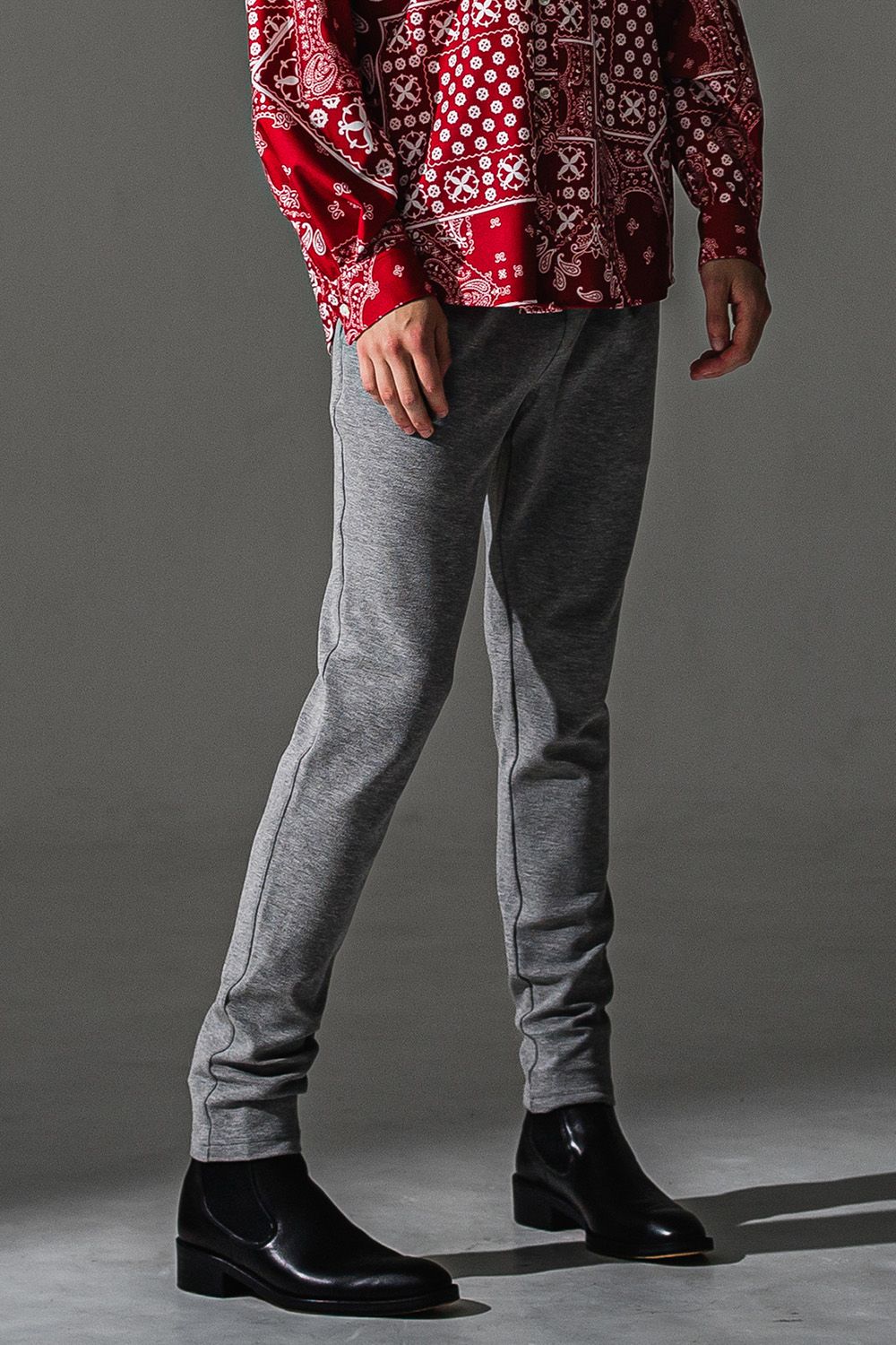 CHRIS EASY BLISTER TUCK PANTS / ブリスターニット クリス イージー タック パンツ