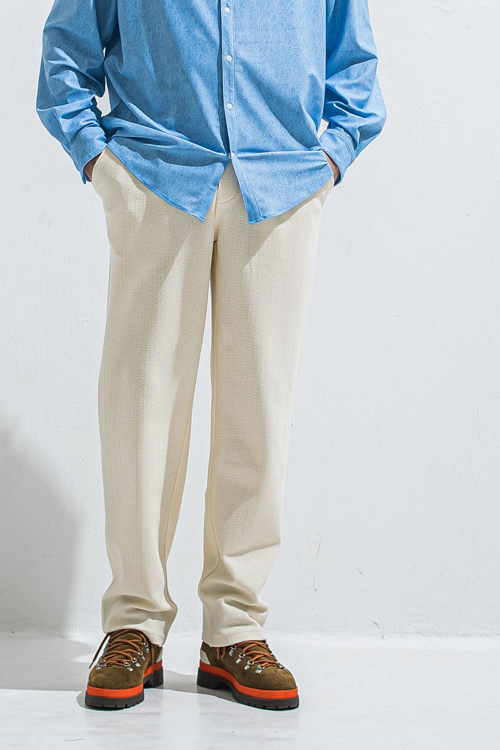 SEMI WIDE TUCK PANTS / セミワイド タック パンツ