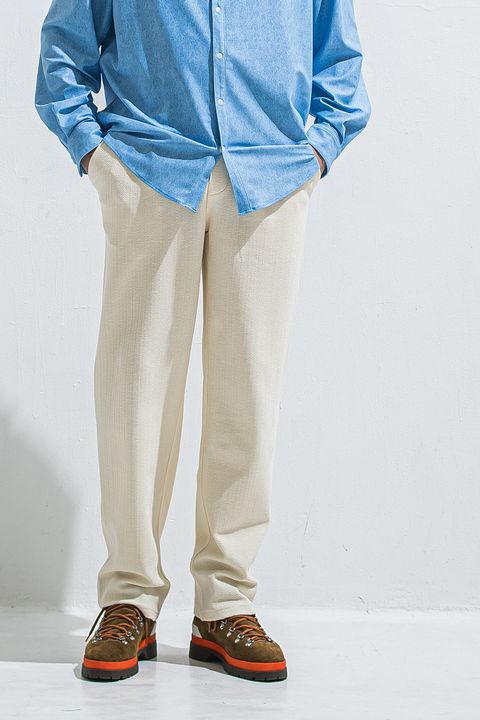 SEMI WIDE TUCK PANTS / セミワイド タック パンツ