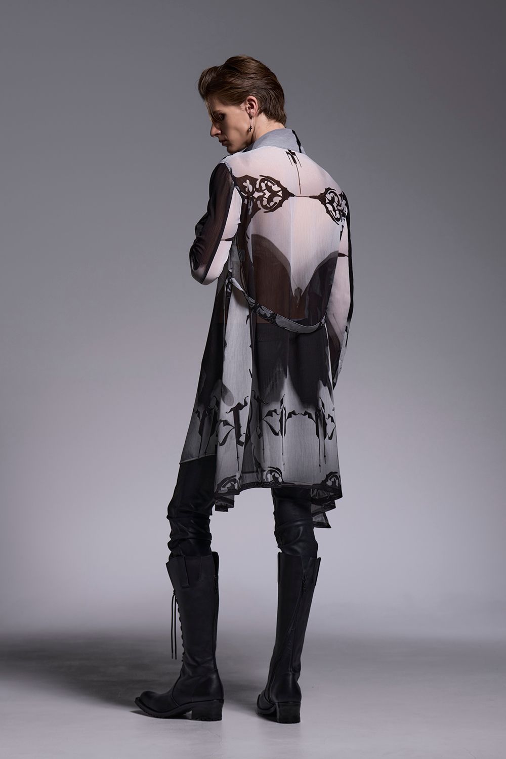 Decorative YOURYU Flare Shirt / デコラティブ楊柳 フレアシャツ