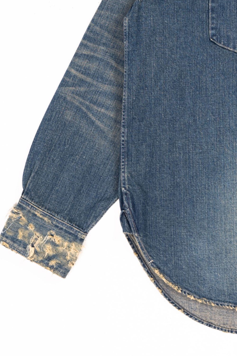 marka - ORGANIC COTTON 8.5oz DENIM WESTERN RIDERS SHIRT marka - ORGANIC COTTON 8.5oz DENIM WESTERN RIDERS SHIRT