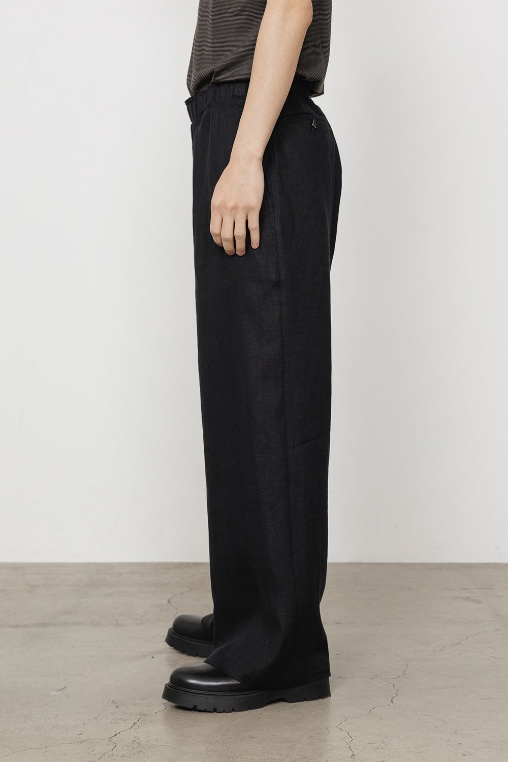 LINEN TROPICAL WIDE LEG EASY PANTS / リネントロピカル ワイドレッグイージーパンツ