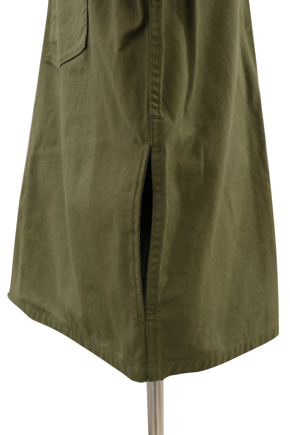 ORGANIC COTTON BACK SATIN UTILITY SHIRT / オーガニックコットン バックサテン ユーティリティ シャツ