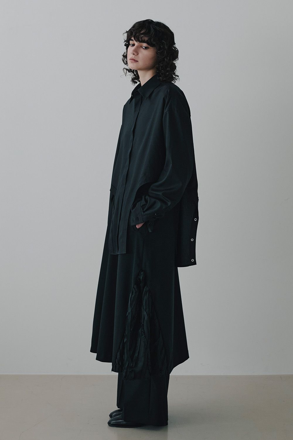 Multi-way snap button shirt / マルチウェイ スナップボタン シャツ