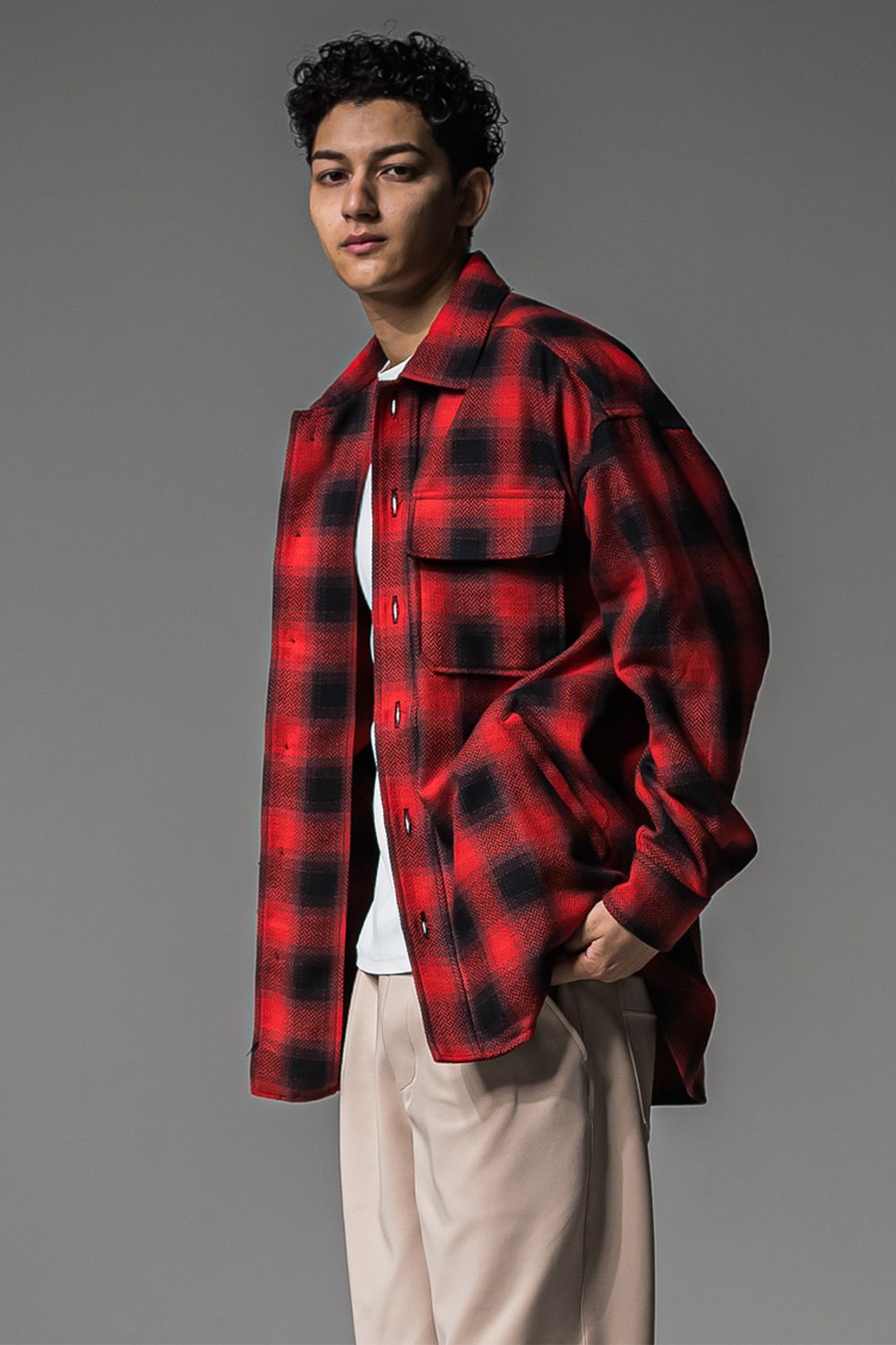 CHECK CPO SHIRTS JK  / チェック CPOシャツジャケット