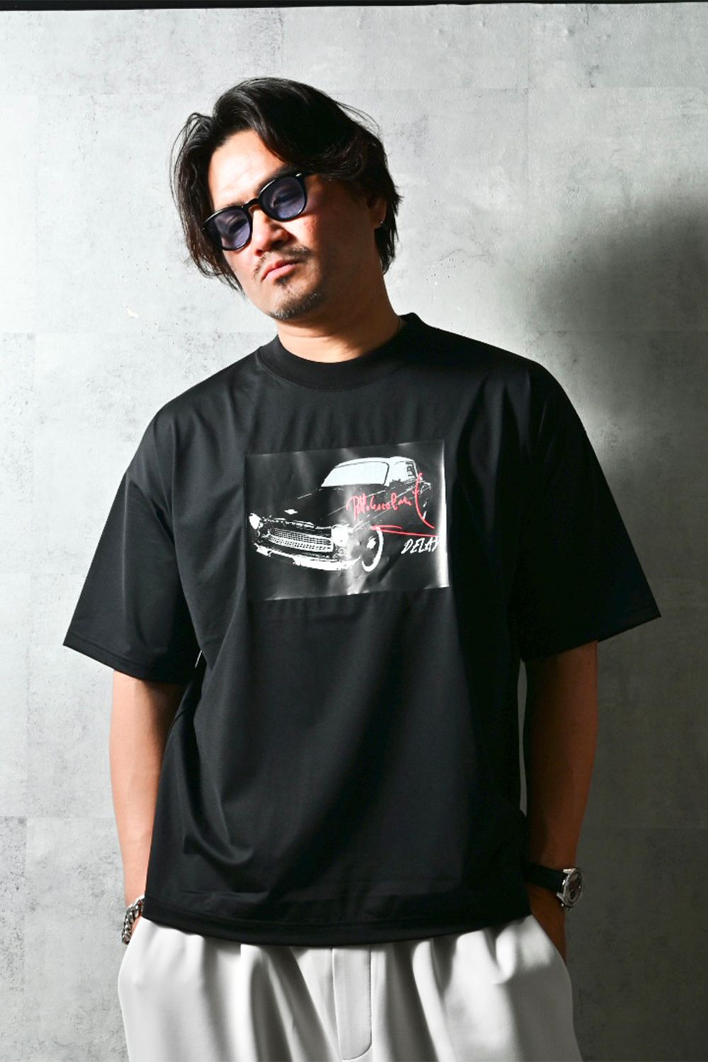 car overnylon T / ナイロン オーバーサイズTシャツ
