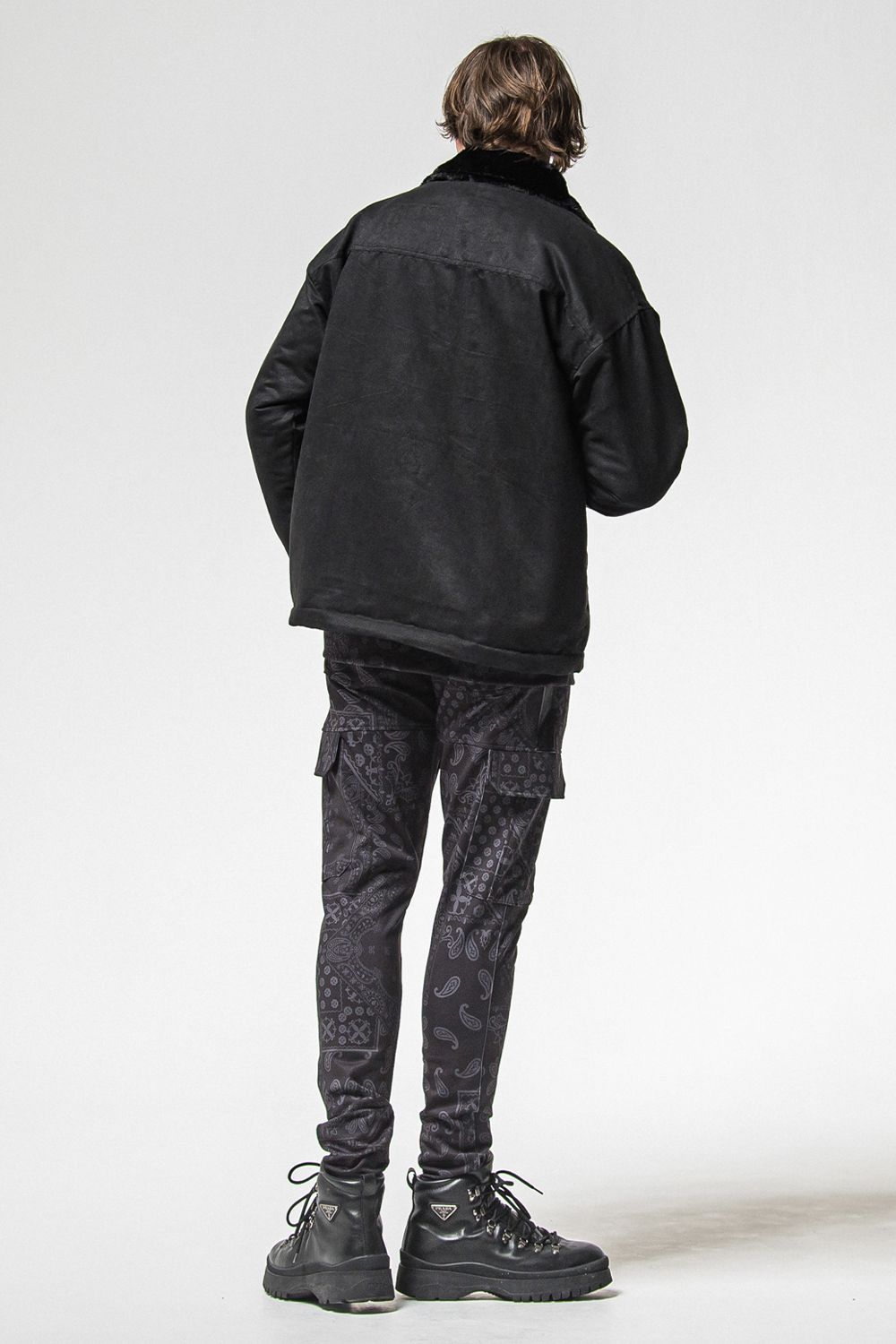 SUEDE FUR COVER ALL / スウェード ファー カバーオール