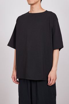 30//1 ORGANIC COTTON KNIT NEW BASQUE S/S SHIRT / オーガニックコットン 度詰め天竺 ショートスリーブ ニュー バスクシャツ