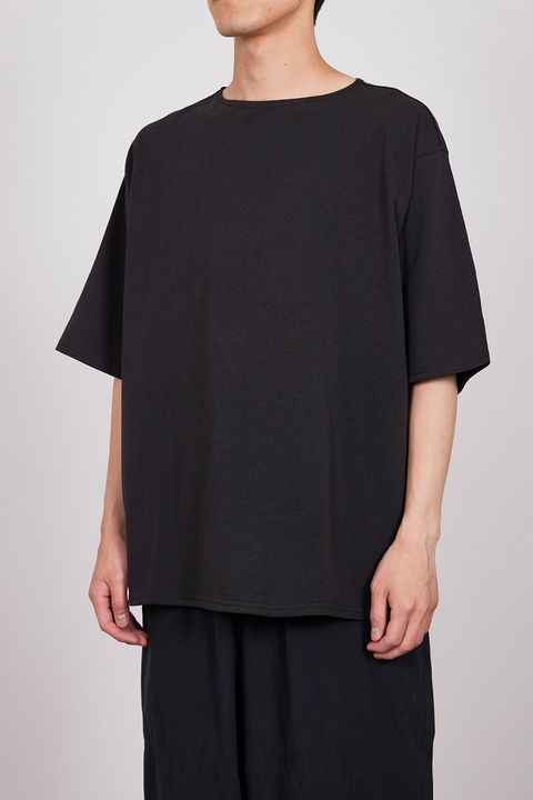30//1 ORGANIC COTTON KNIT NEW BASQUE S/S SHIRT / オーガニックコットン 度詰め天竺 ショートスリーブ ニュー バスクシャツ