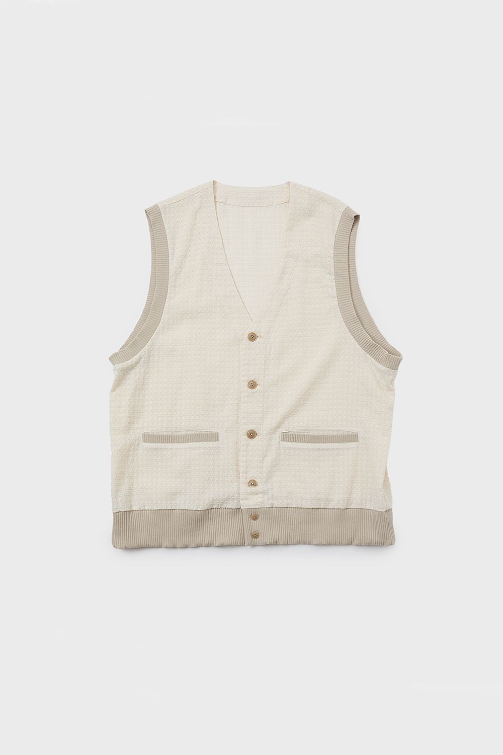 Dobby waffle vest / ドビー ワッフル ベスト