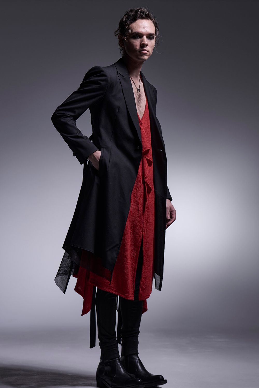 TWS Tropical Long Flare Jacket / TWSトロピカル ロングフレアジャケット