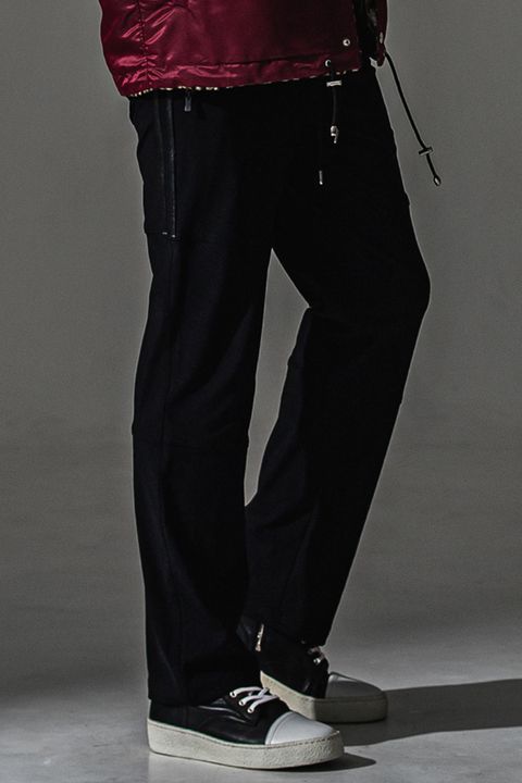 JOHNSON LINE NYLON WIDE PT / ジョンソン ナイロン ラインワイドパンツ