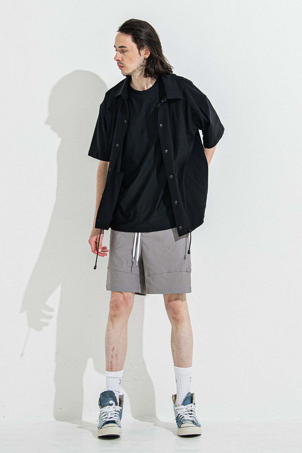 NYLON HALF COACH JACKET / ナイロン ハーフ コーチジャケット