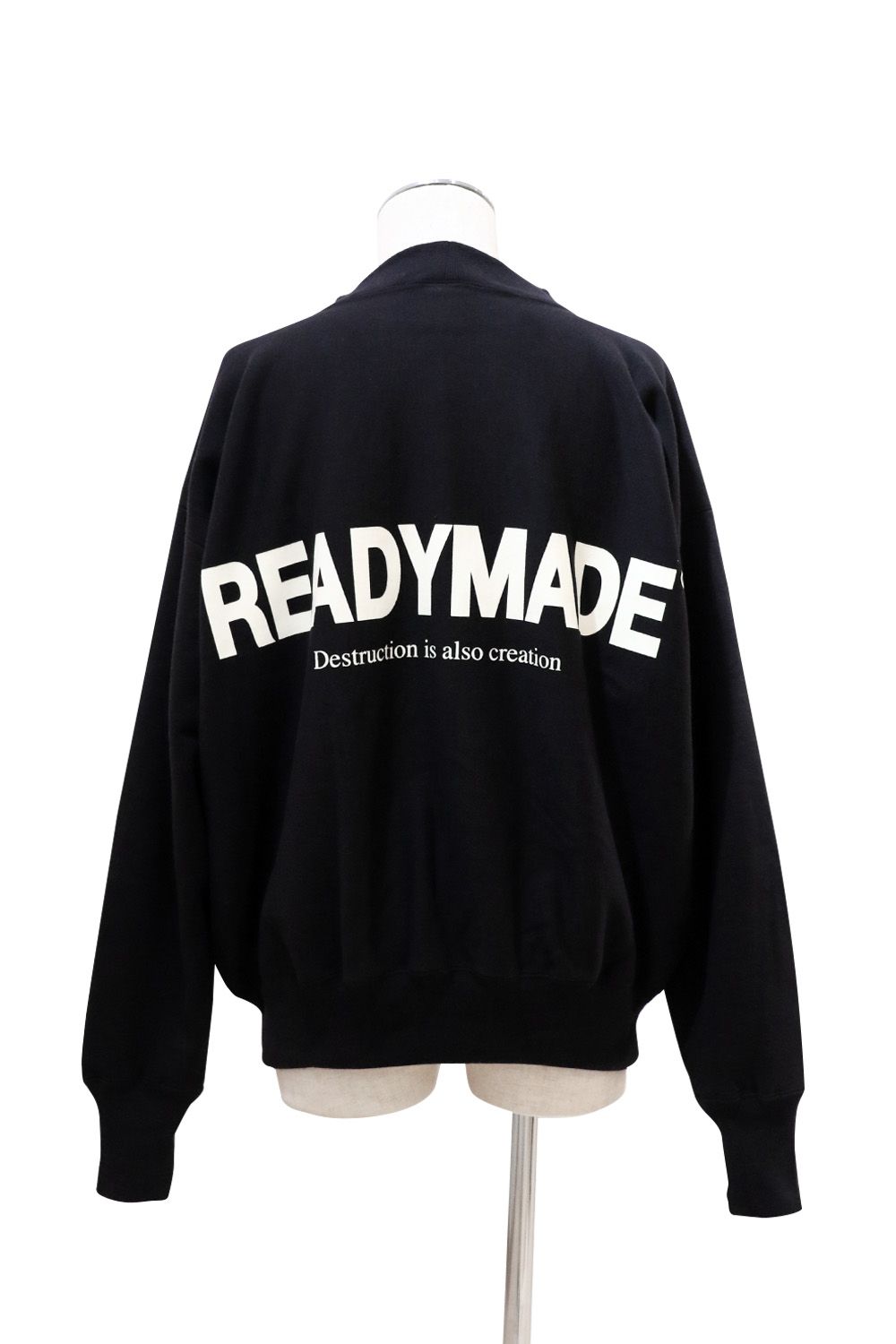 READYMADE - M-NECK SWT SMILE / モックネック スウェット スマイル | laid-back