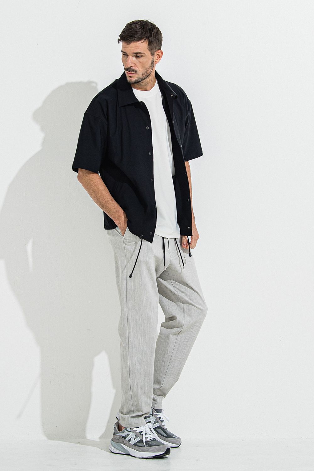 NYLON HALF COACH JACKET / ナイロン ハーフ コーチジャケット