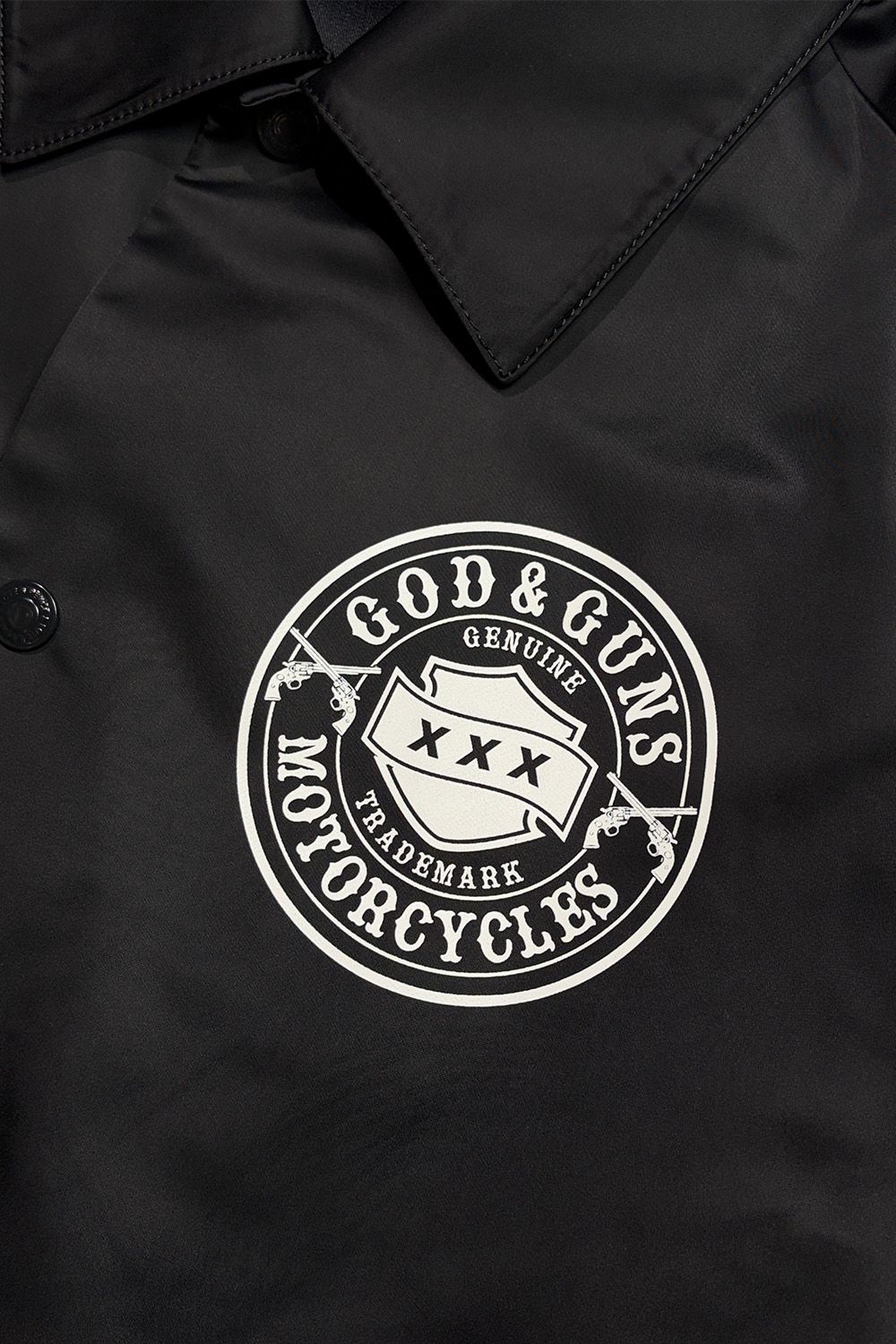 GOD SELECTION XXX × roarguns TRIPLE GUNS EMBLEM COACH JACKET / ゴッドセレクション ロアーガンズ コラボレーション コーチジャケット