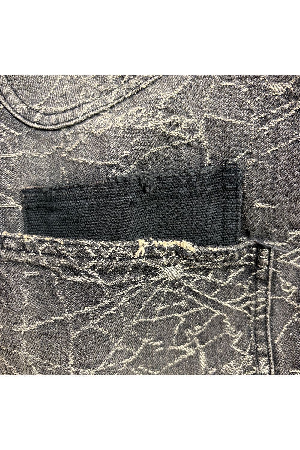 SPIDER JAQ DENIM JKT / スパイダー ジャガード デニム ジャケット