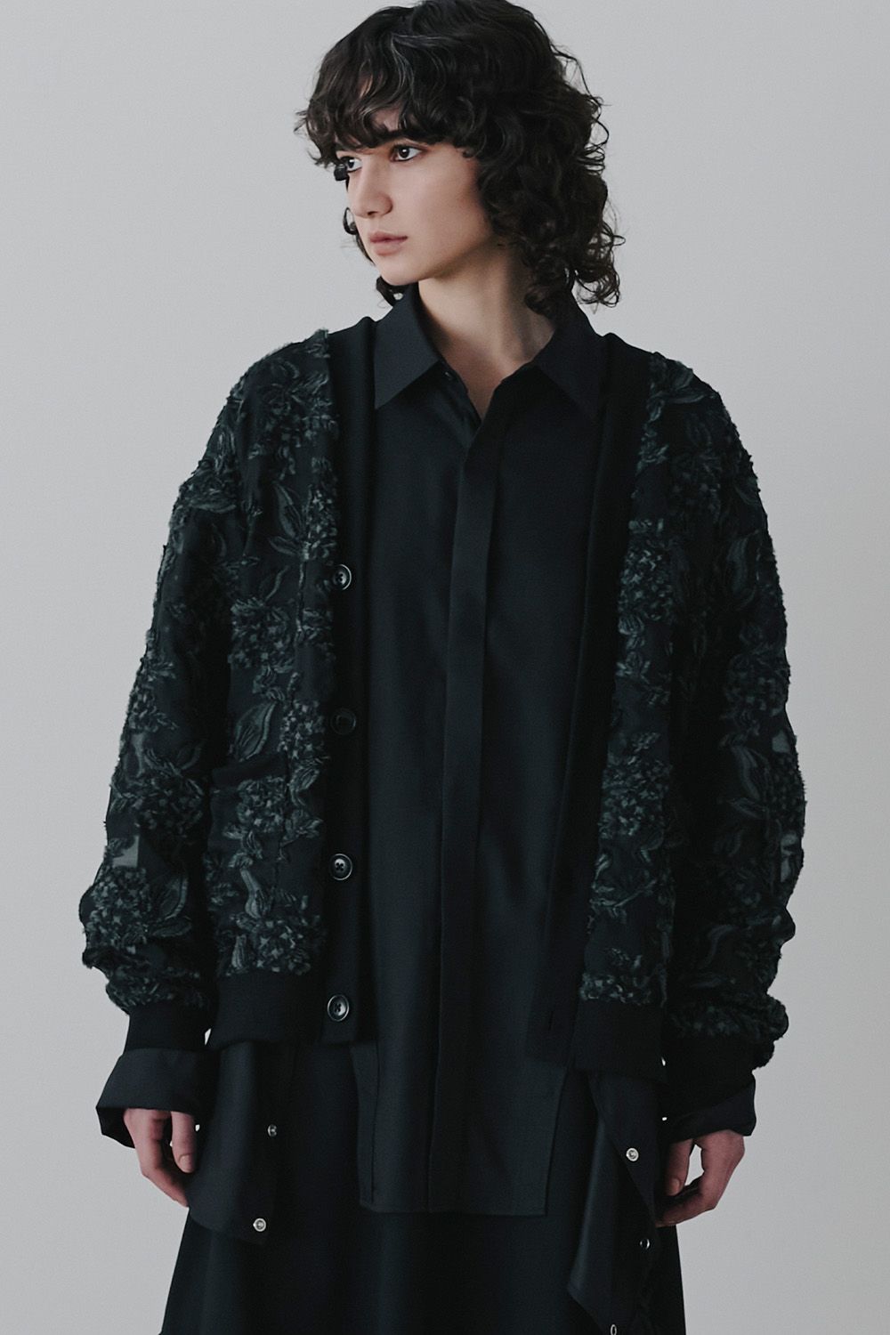 Laid Back ジャケット　カーディガン ラグスタイル LUXSTYLE ボタンレスストレッチカーディガン