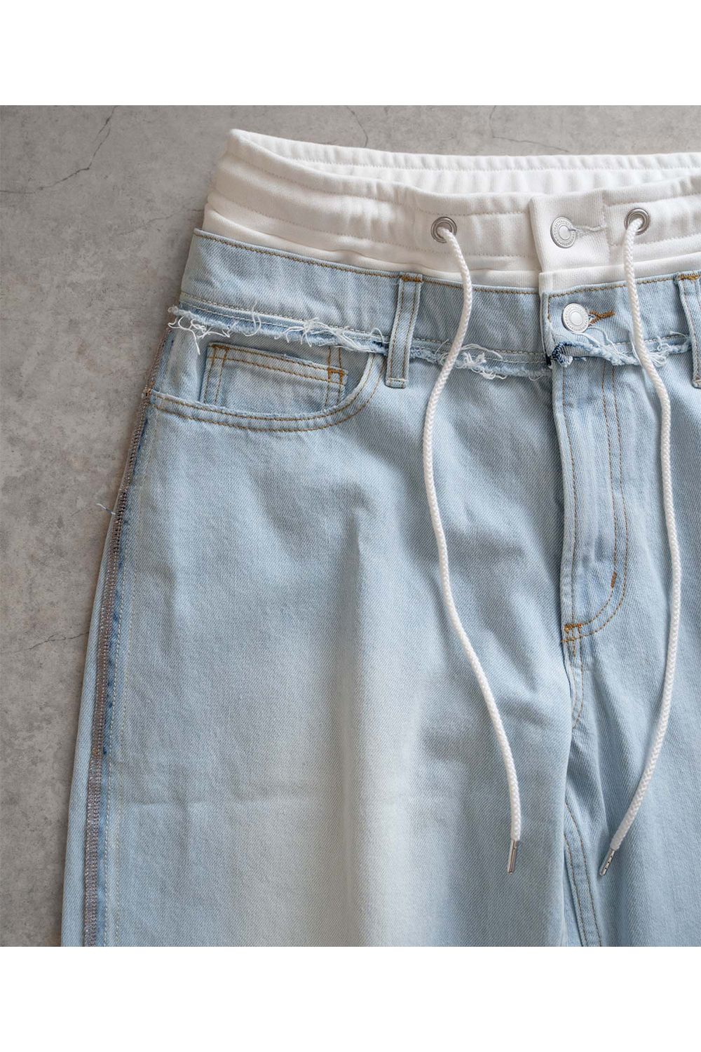LAYERED BUGGY PANTS / レイヤードバギーパンツ