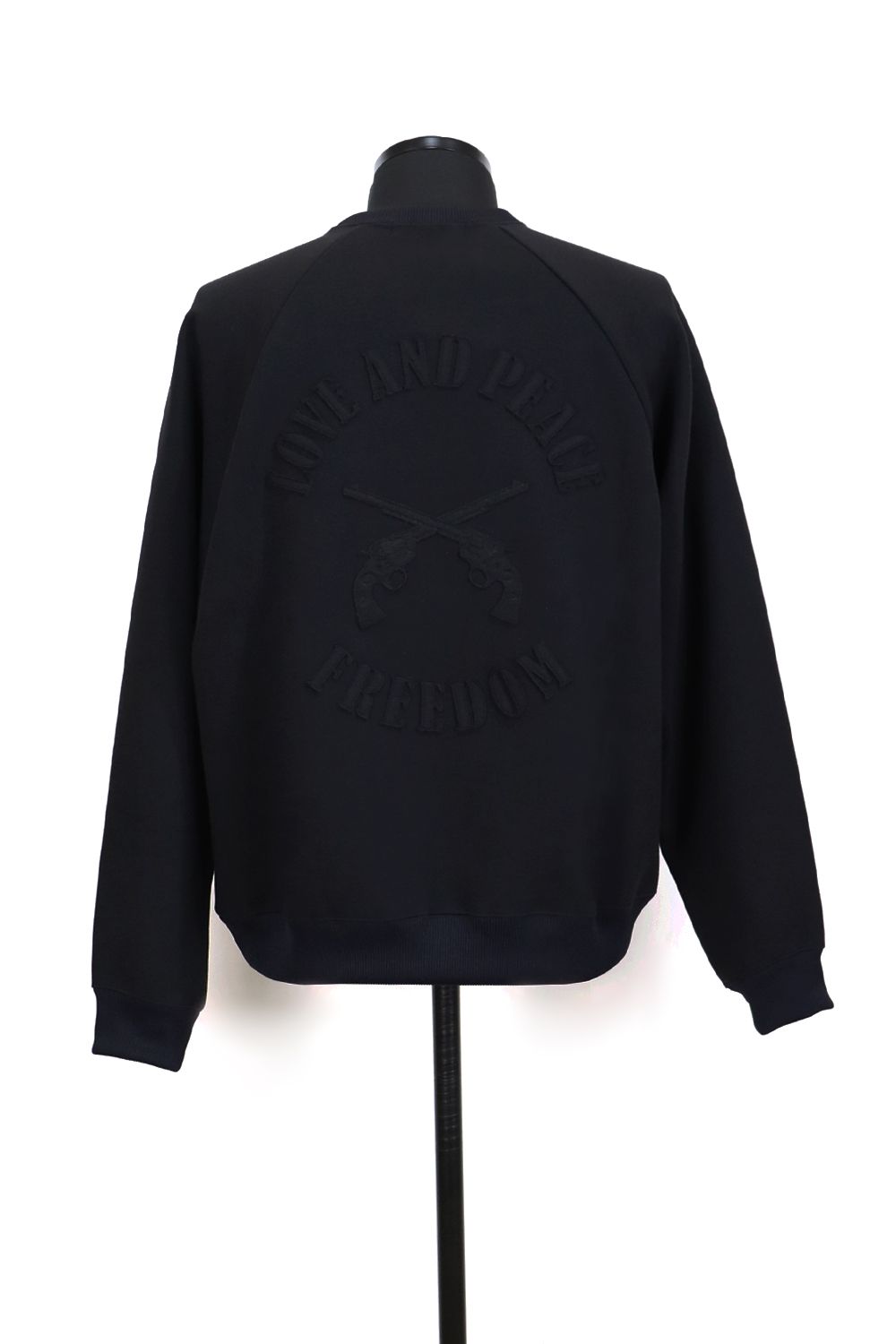 RAZOR CUT EMB SWEAT / レーザーカット エンブロイダリー スウェット