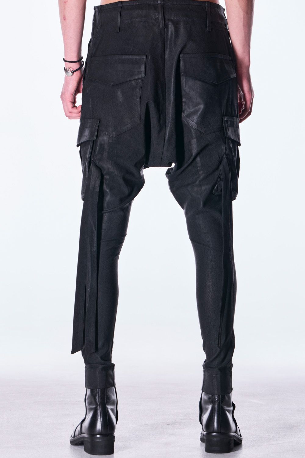 High Tension Jersey Sarrouel Pants / コーティング ハイテンション ジャージ サルエル パンツ