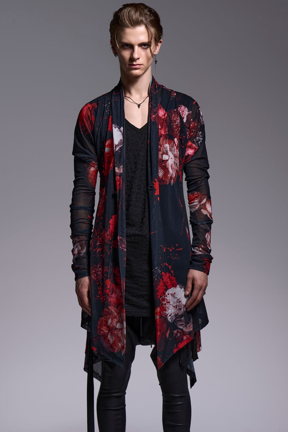 Flora Mesh Dolman Sleeve Cardigan / フローラメッシュ ドルマンスリーブ カーディガン