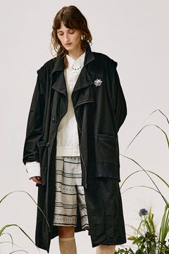 Cotton linen spring coat / コットン リネン スプリング コート
