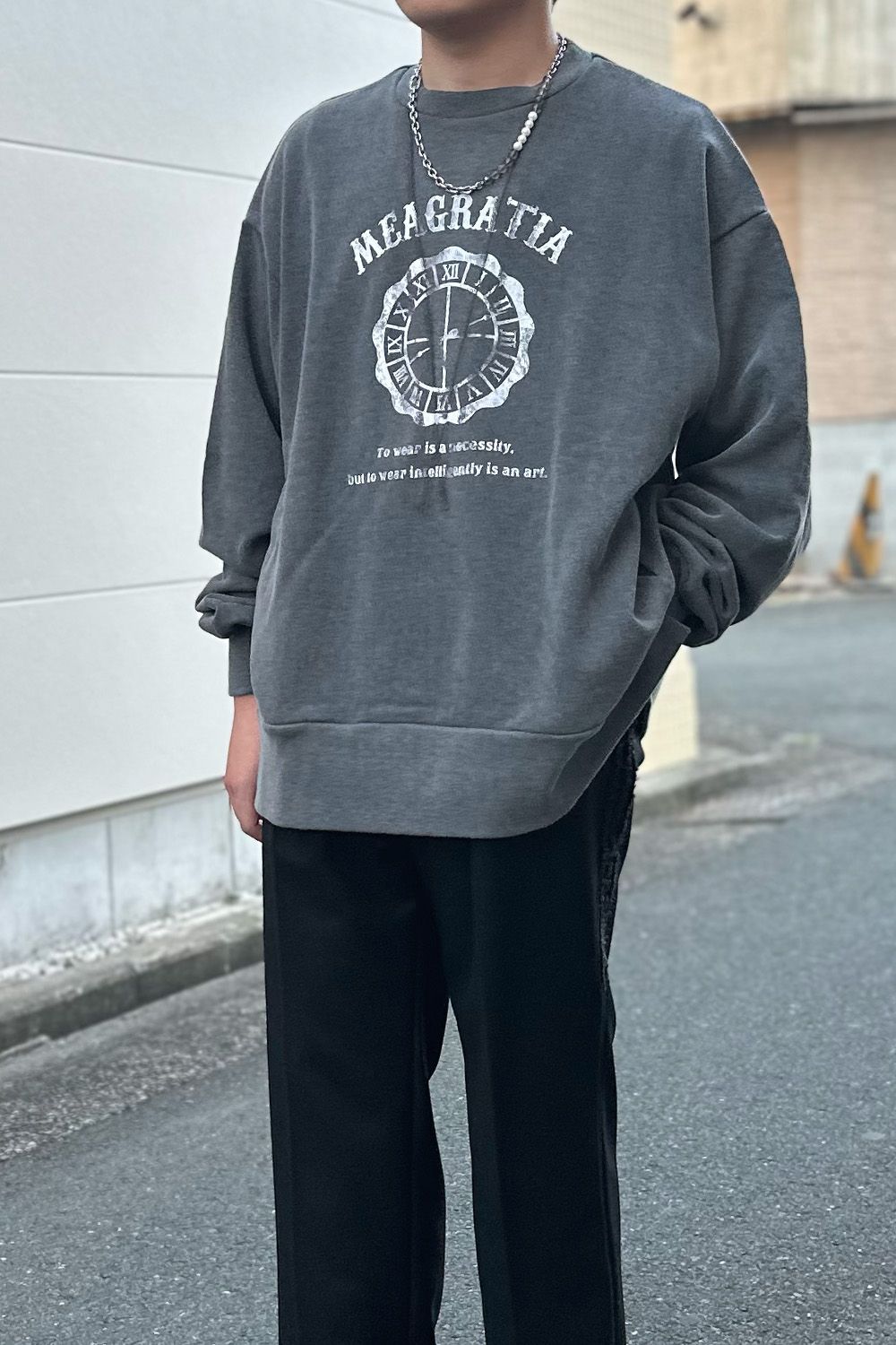 meagratia Vintage printed sweat P/O Style