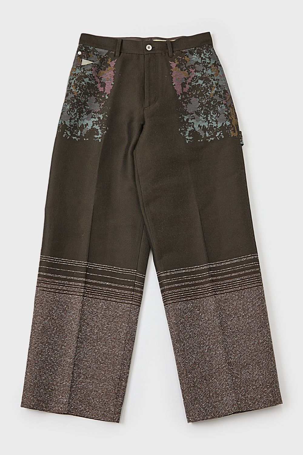 Gradation jacquard trousers / グラデーション ジャガード トラウザーズ
