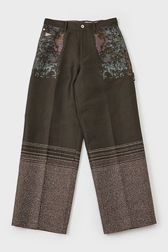 Gradation jacquard trousers / グラデーション ジャガード トラウザーズ