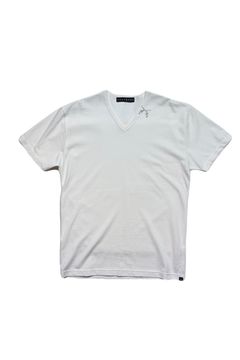 ARCHIVE VN/TEE CRY / アーカイブ Vネック Tシャツ クリスタルクロスガン