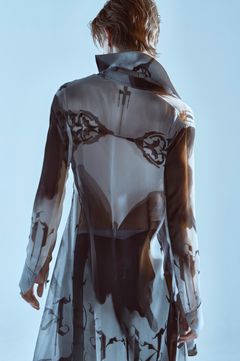 Decorative YOURYU Flare Shirt / デコラティブ楊柳 フレアシャツ