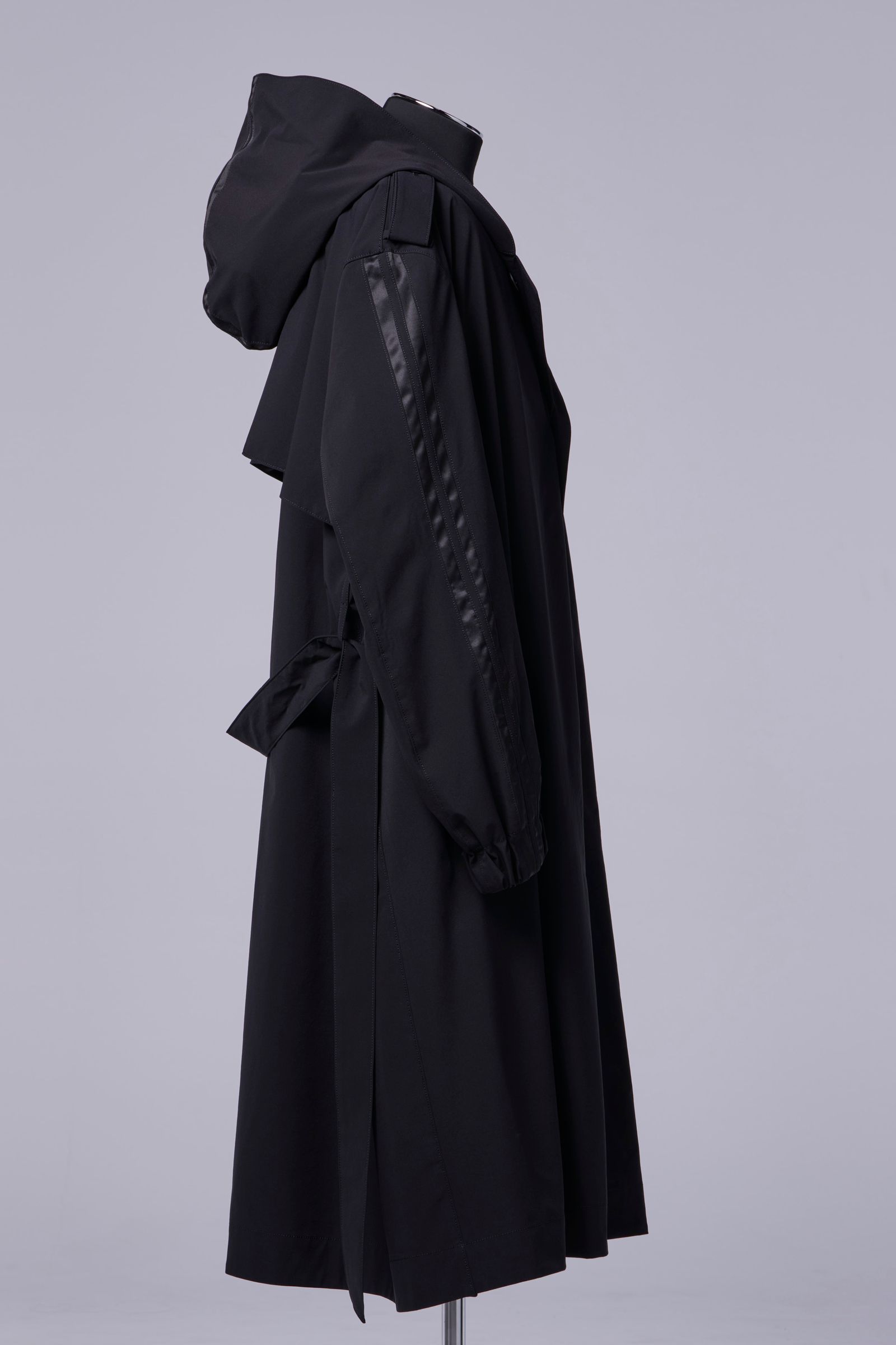 Sustainable Tuffeta Line Big Silhouette Hoodie / ライン ビッグシルエット フーディー