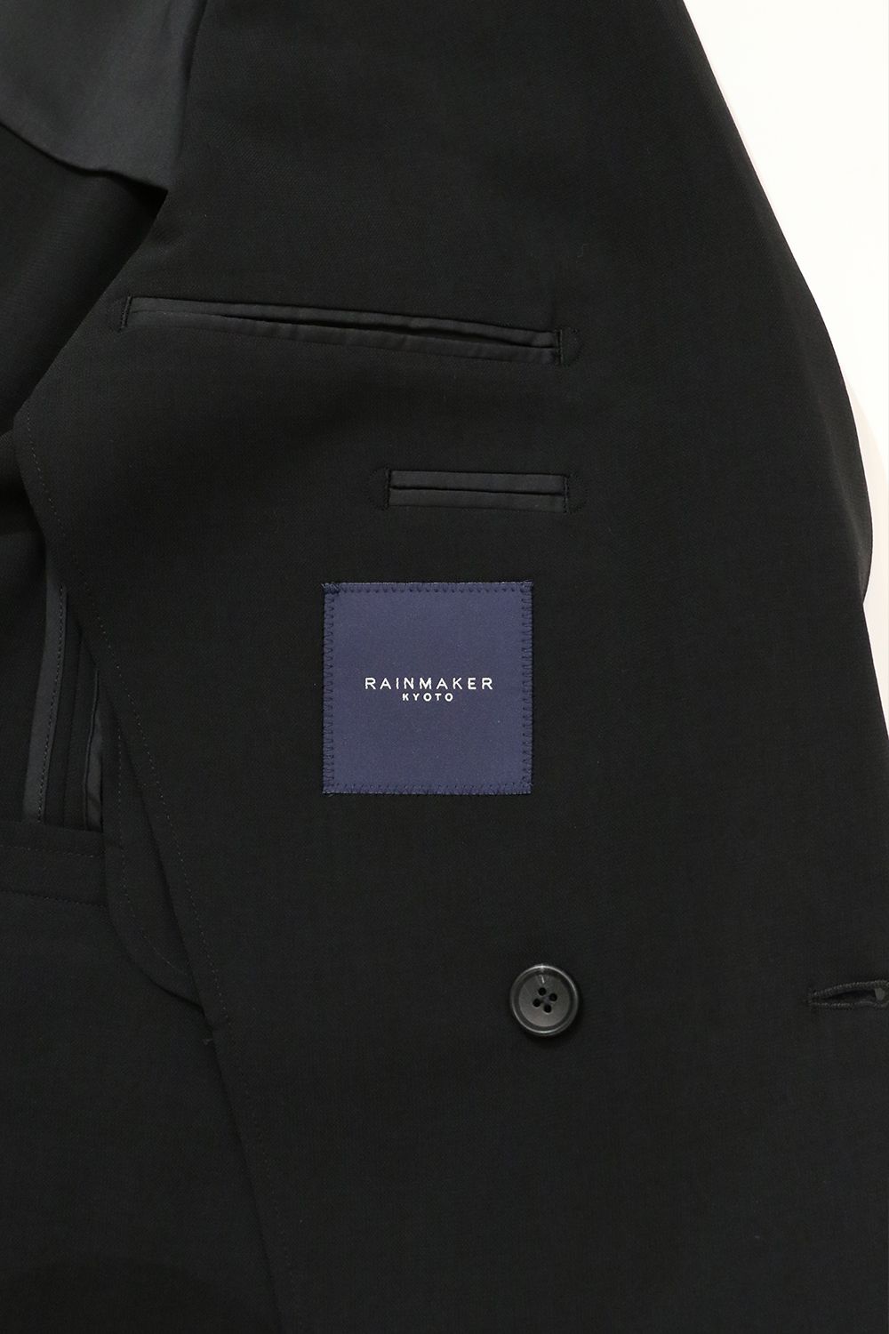 MELANGE TWILL DOUBLE BREASTED JACKET<HORN BUTTON> / メランジ ツイル ダブルブレステッド ジャケット