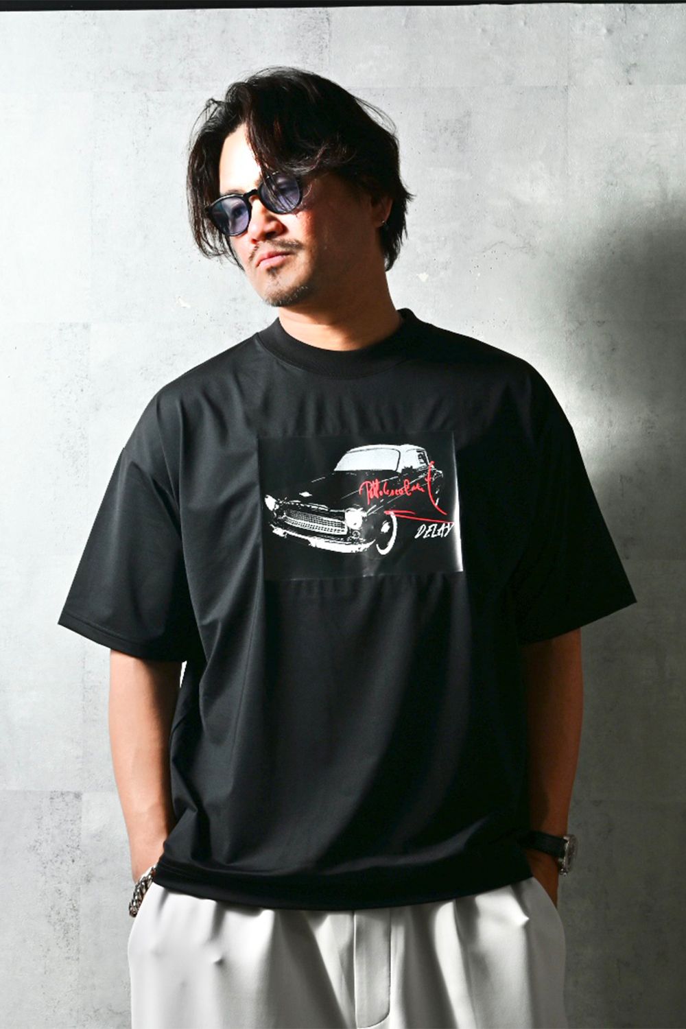 car overnylon T / ナイロン オーバーサイズTシャツ