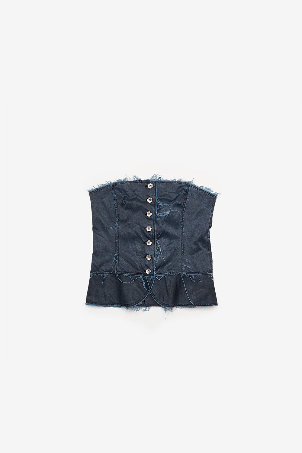 Pigmented satin bustier / ピグメント サテン ビスチェ