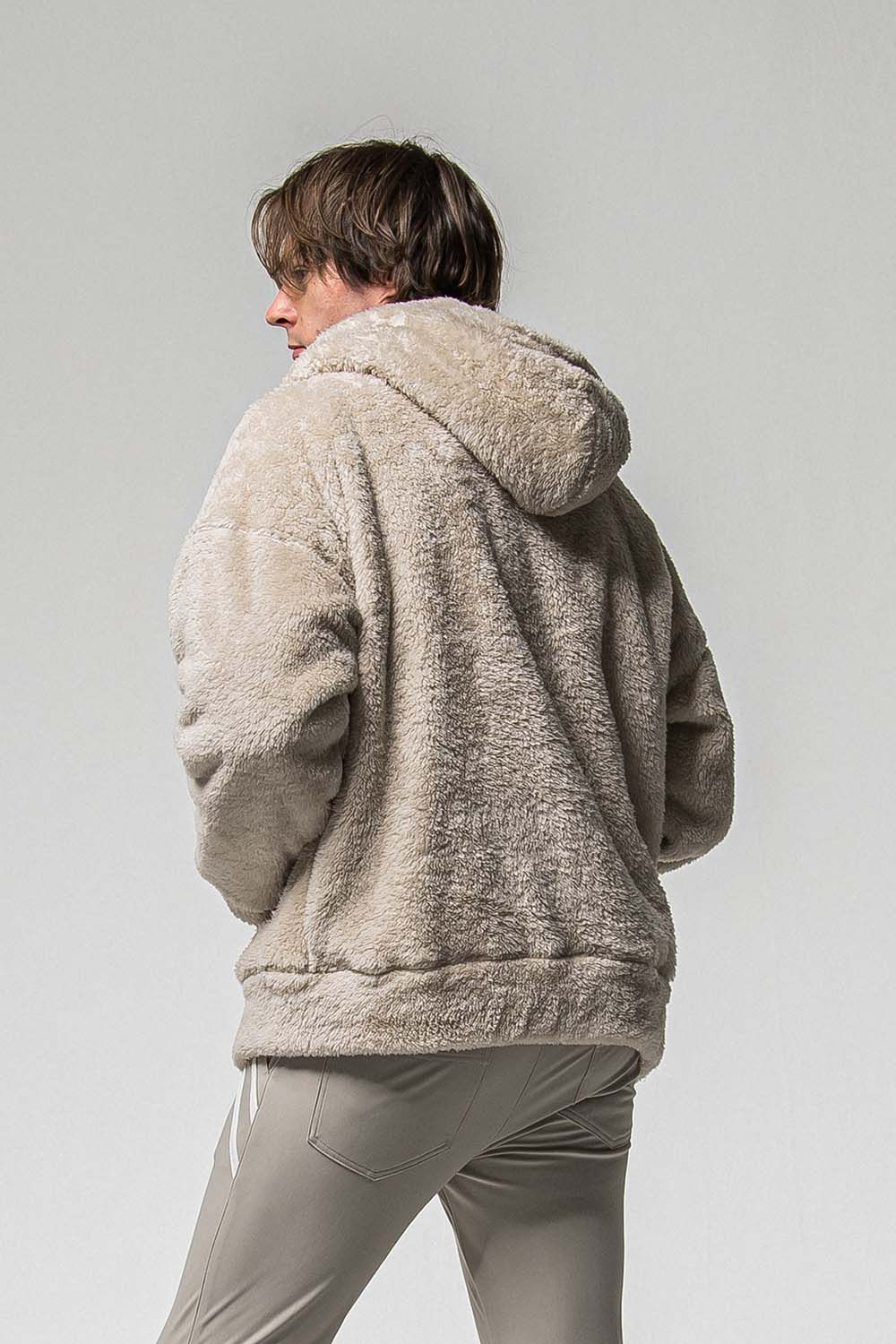 BOA ZIP LOOSE HOODIE / ボア ジップ ルーズ フーディ