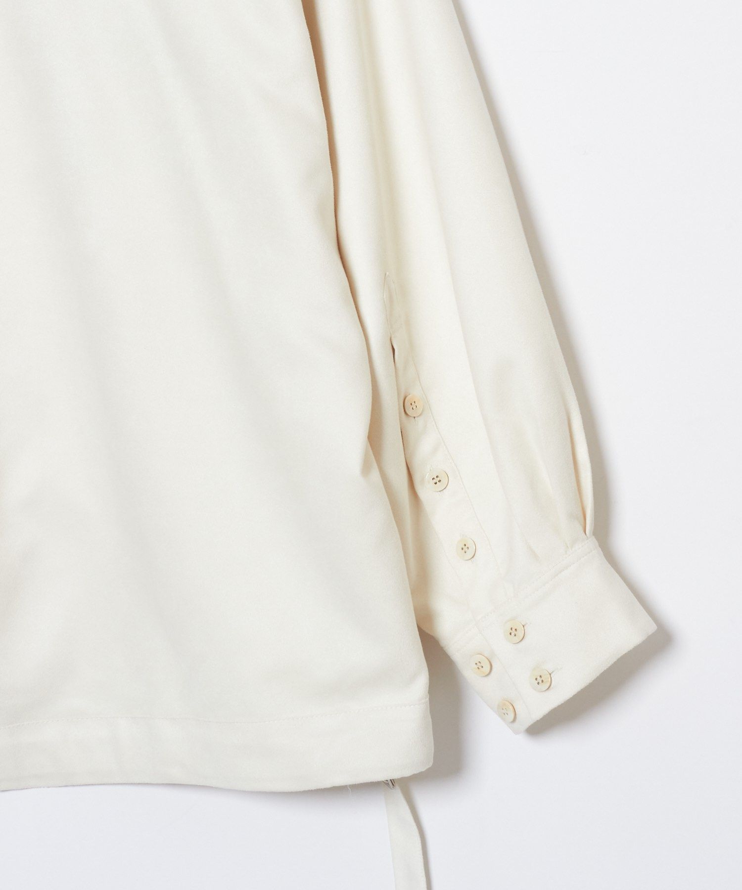 Eco suede shirt BL  / エコ スエード シャツ ブルゾン