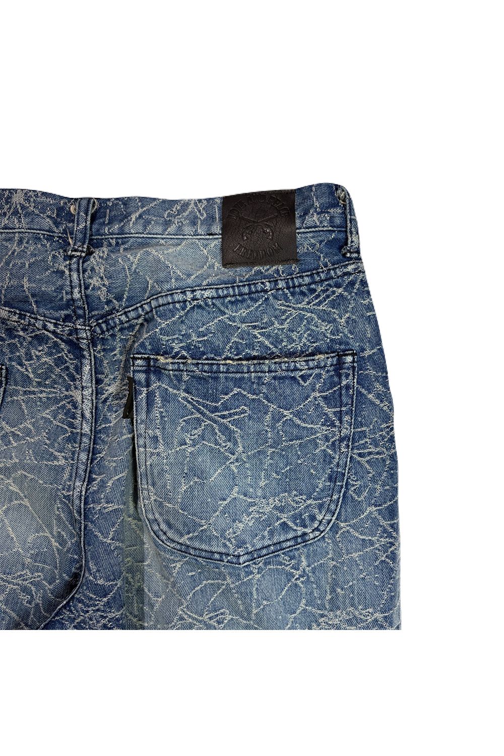 SPIDER JAQ DENIM PT / スパイダー ジャガード デニム パンツ