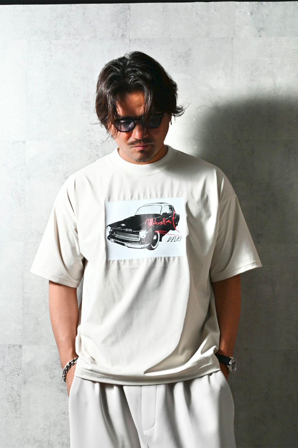 car overnylon T / ナイロン オーバーサイズTシャツ