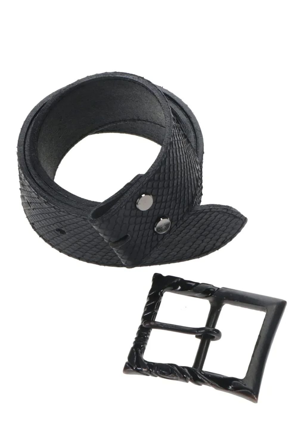 Python Belt / パイソンレザーベルト （バックル別売り）
