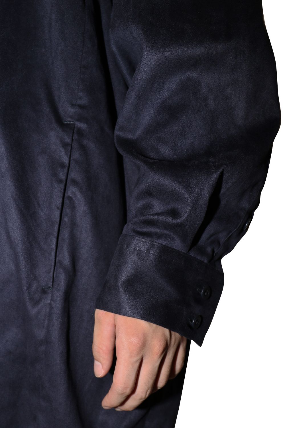 eco suede big shirt / エコ スエード ビッグ シャツ