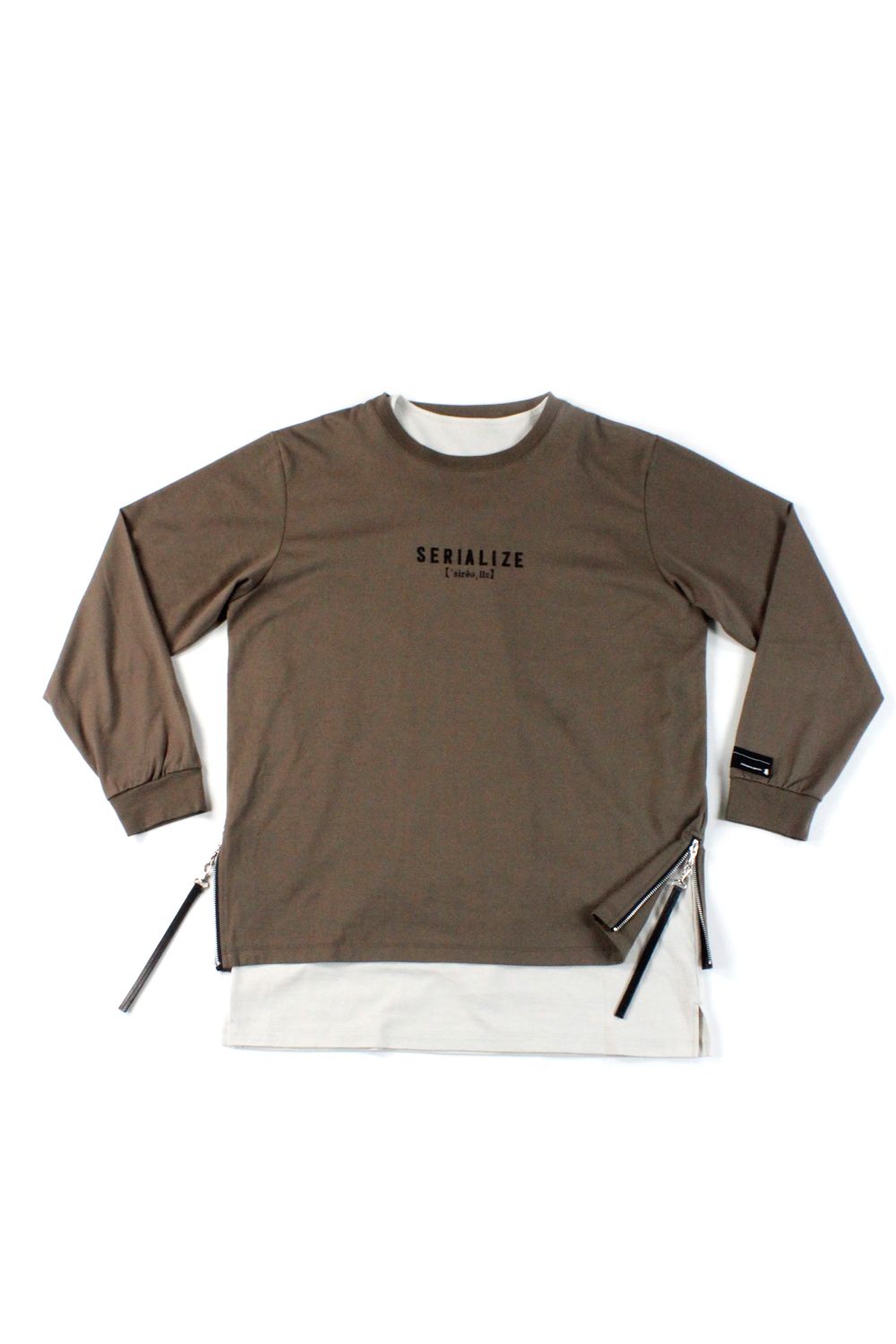LOGO ZIP TEE × TANK TOP / ロゴジップ ティー × タンク トップ