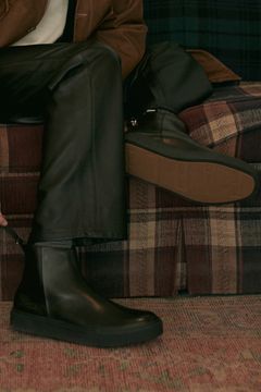 Back zip sneaker boots / バックジップ スニーカーブーツ