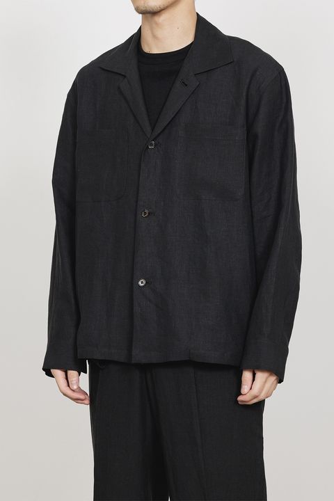 80/1 HEMP TYPEWRITER-CLOTH UTILITY SHIRT / ヘンプ タイプライタークロス ユーティリティーシャツ