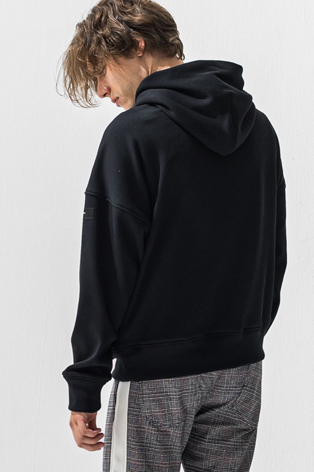 RC velours fleece hoodie / RCロゴ 裏起毛 ベロア フリース フーディー